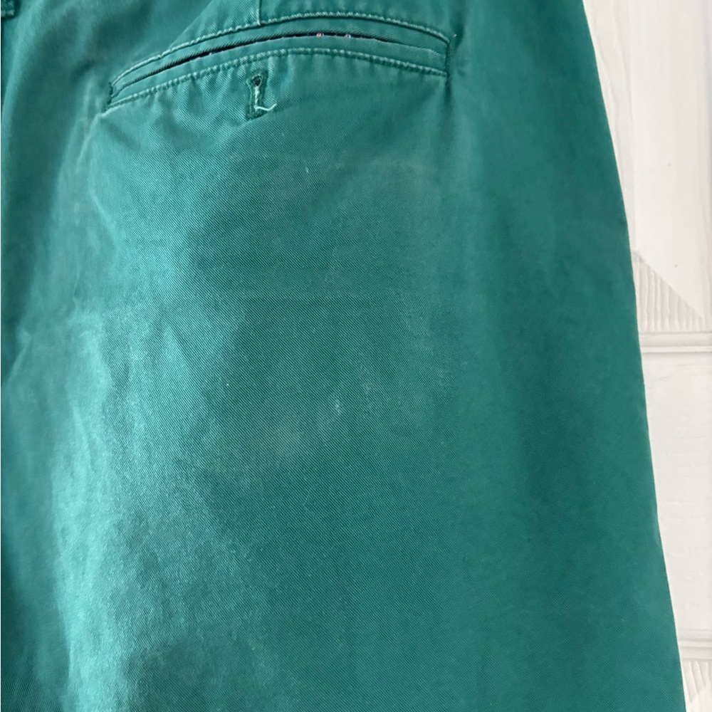 Bonobos Green Flat Front Shorts - Picture 3 of 4